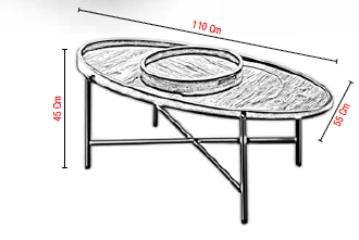 Klasse Couchtisch in verschiedenen Farben für ein anderes Stildimension