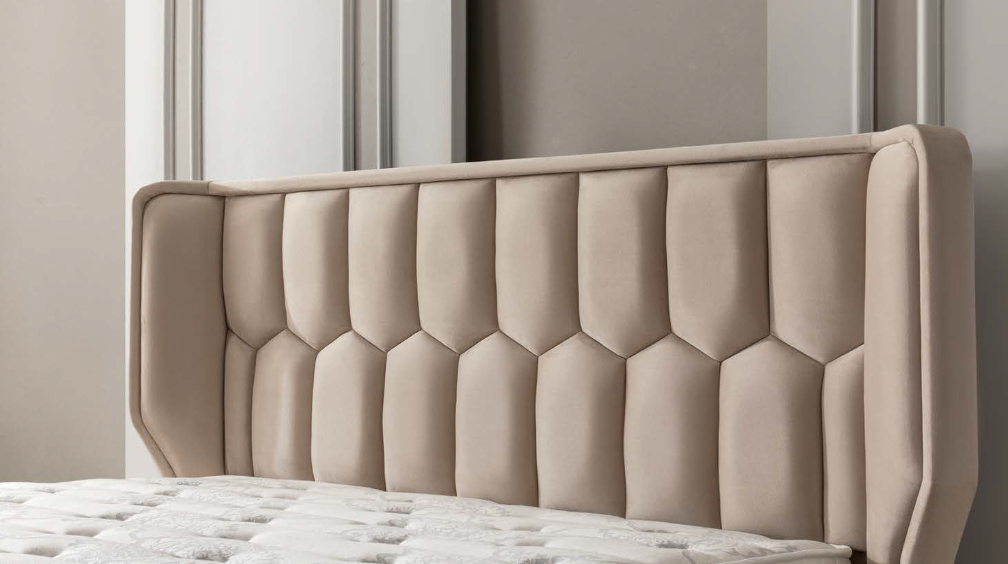 Luxury Polsterbett-Set; Matratze, Polsterkopf; verschiedene Maße & Farben