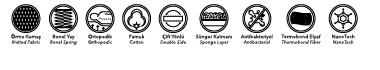 Flexy Einzel-Polsterbett-Set; Matratze, Polsterkopf; modern; verschiedene Maße & Farben
