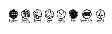 Safran Polsterbett-Set; Matratze, Polsterkopf; modern; verschiedene Maße & Farben