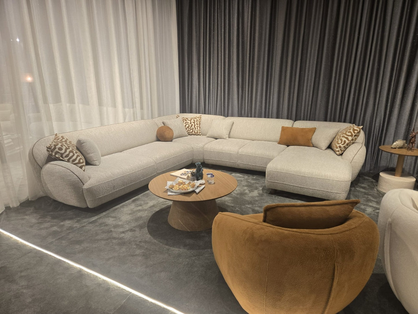 Prada-Sofagarnitur; modern, Holzfüße, Bubble und schlicht