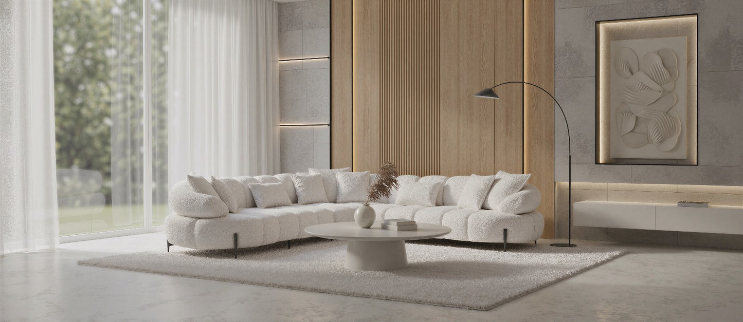 Zeus-Ecksofa; modern, elegant und hochwertig, Bubble
