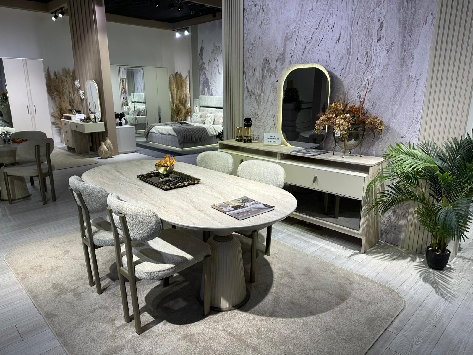 Bern Esszimmer, luxuriös, modern, auch Couchtisch und TV-Schrank – Violla Möbel GmbH