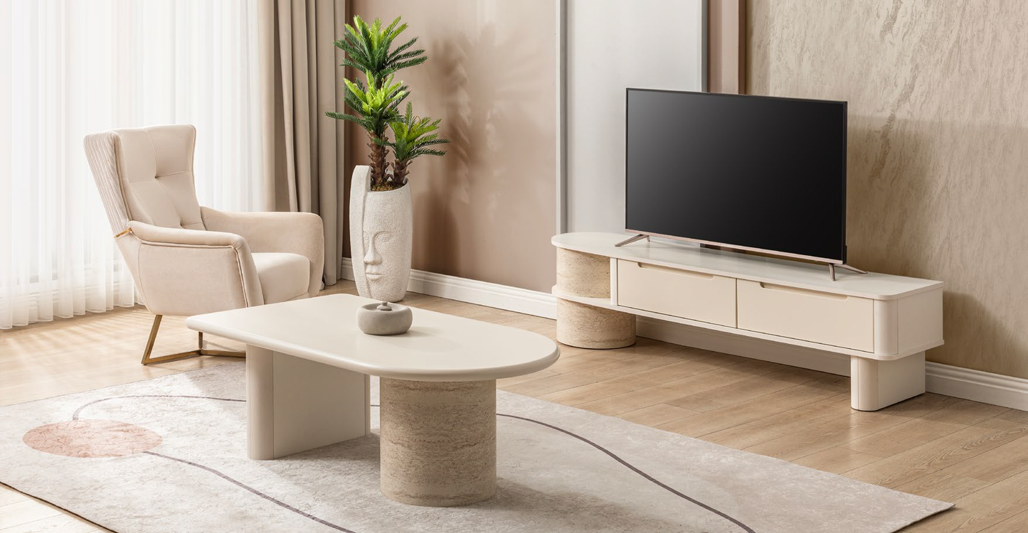 Polo Esszimmer auch Couchtisch und TV-Schrank