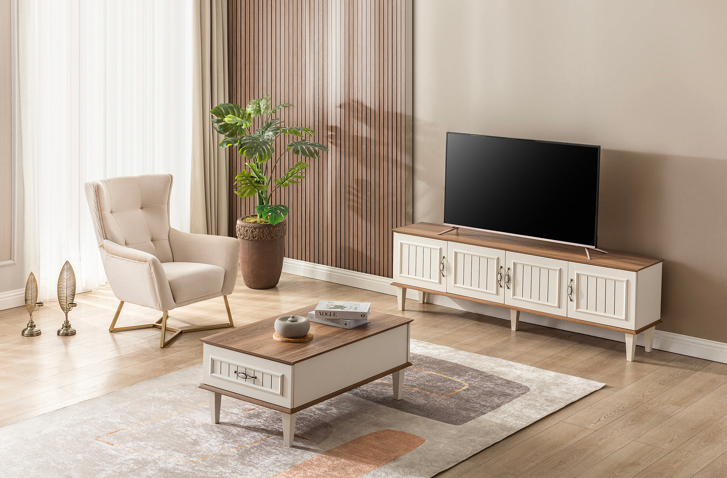 Rüya Esszimmer landschaftlich auch Couchtisch und TV-Schrank