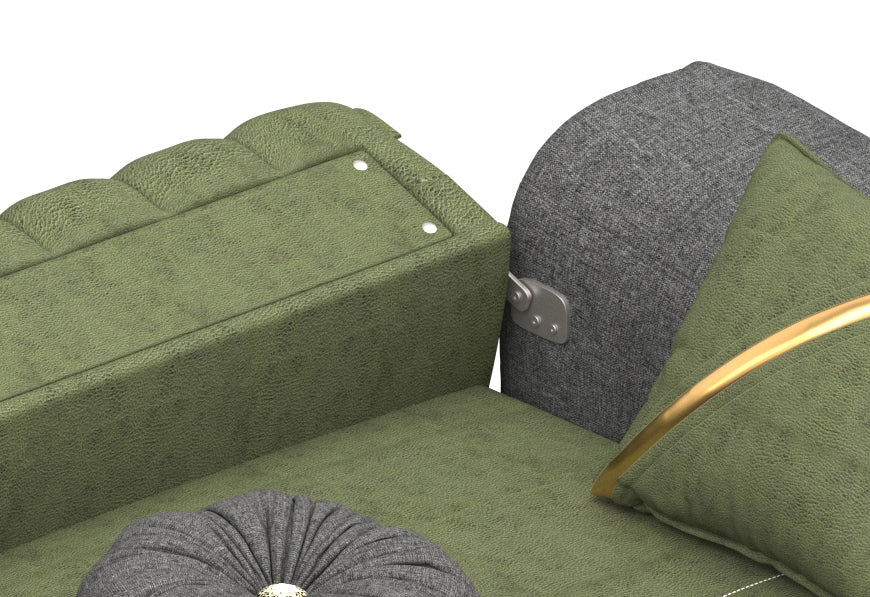 Rhodos-Sofa-Garnitur 3311- 2x3-Sitzer & 2xSessel