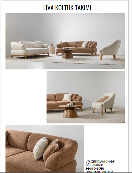 Liva-Sofagarnitur; modern, Holzfüße, Schlicht, Beine aus Massivholz, verstellbarer Rücken