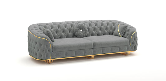 Schiff-Sofa-Garnitur 331- 2x3-Sitzer & 1xSessel