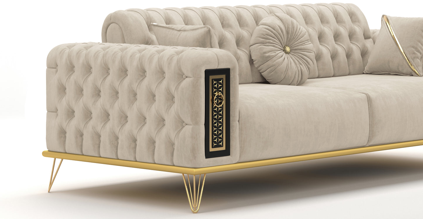 Lidia-Garnitur 321- 3-Sitzer, 2-Sitzer & Sessel