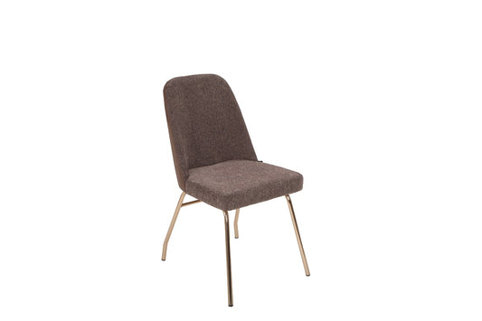 Zafira-Polsterstuhl 6-er Set; minimalistisches modernes Design; 4 metallen Beinen