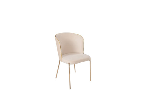 Sidelya-Polsterstuhl 6er-Set, königliche ergonomische Form mit breiter Sitzflächen
