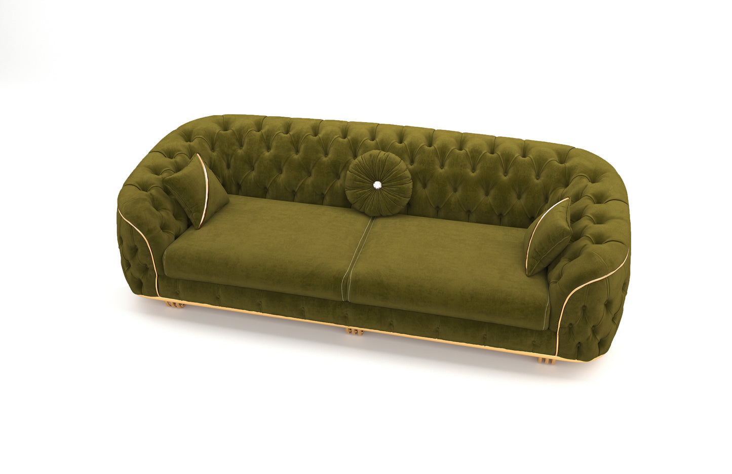 Schiff-Sofa-Garnitur 331- 2x3-Sitzer & 1xSessel