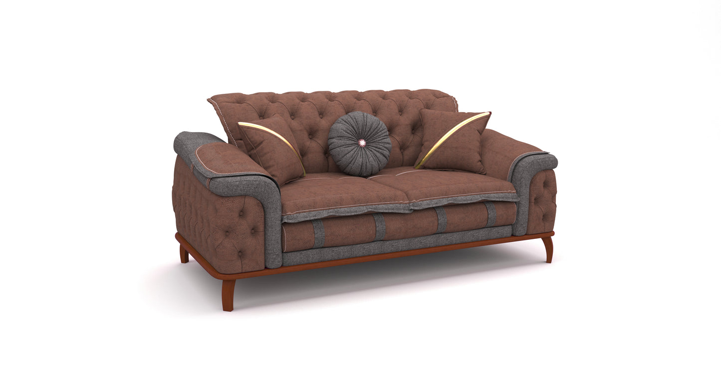 Rhodos-Sofa-Garnitur 3311- 2x3-Sitzer & 2xSessel