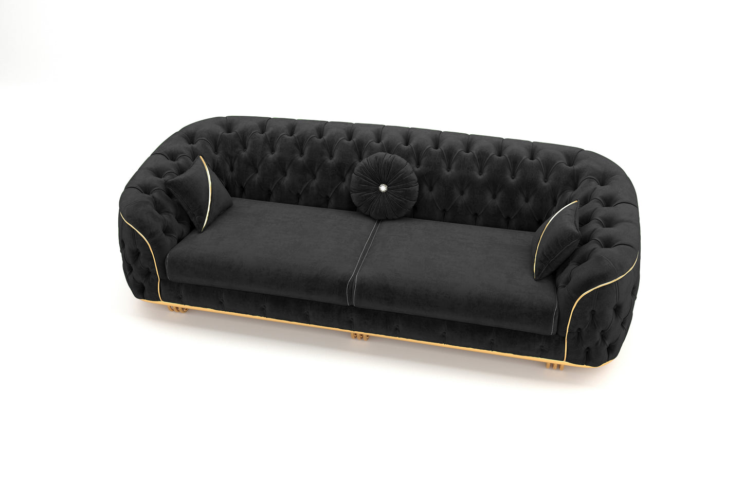 Schiff-Sofa-Garnitur 331- 2x3-Sitzer & 1xSessel