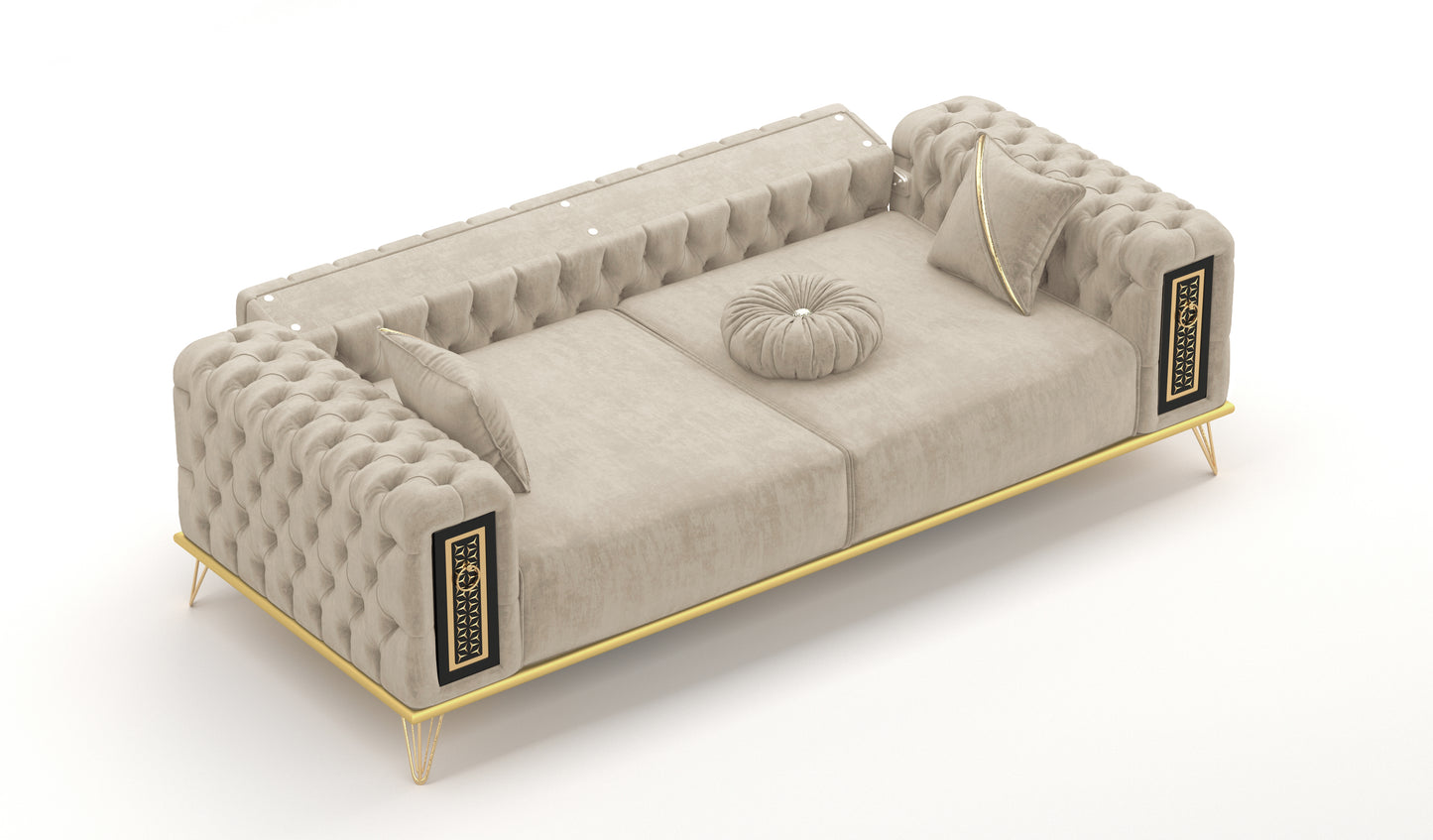 Lidia-Garnitur 321- 3-Sitzer, 2-Sitzer & Sessel