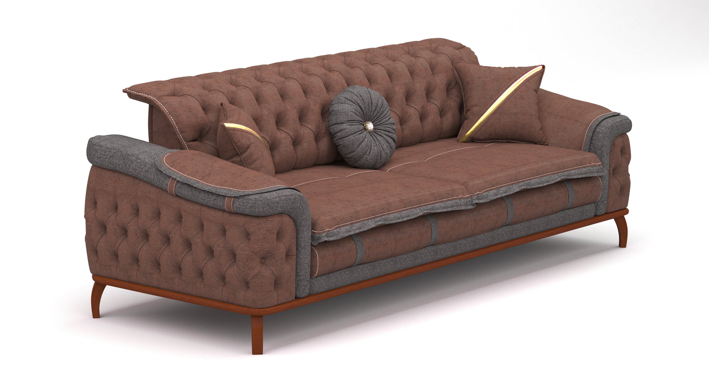 Rhodos-Sofa-Garnitur 3311- 2x3-Sitzer & 2xSessel