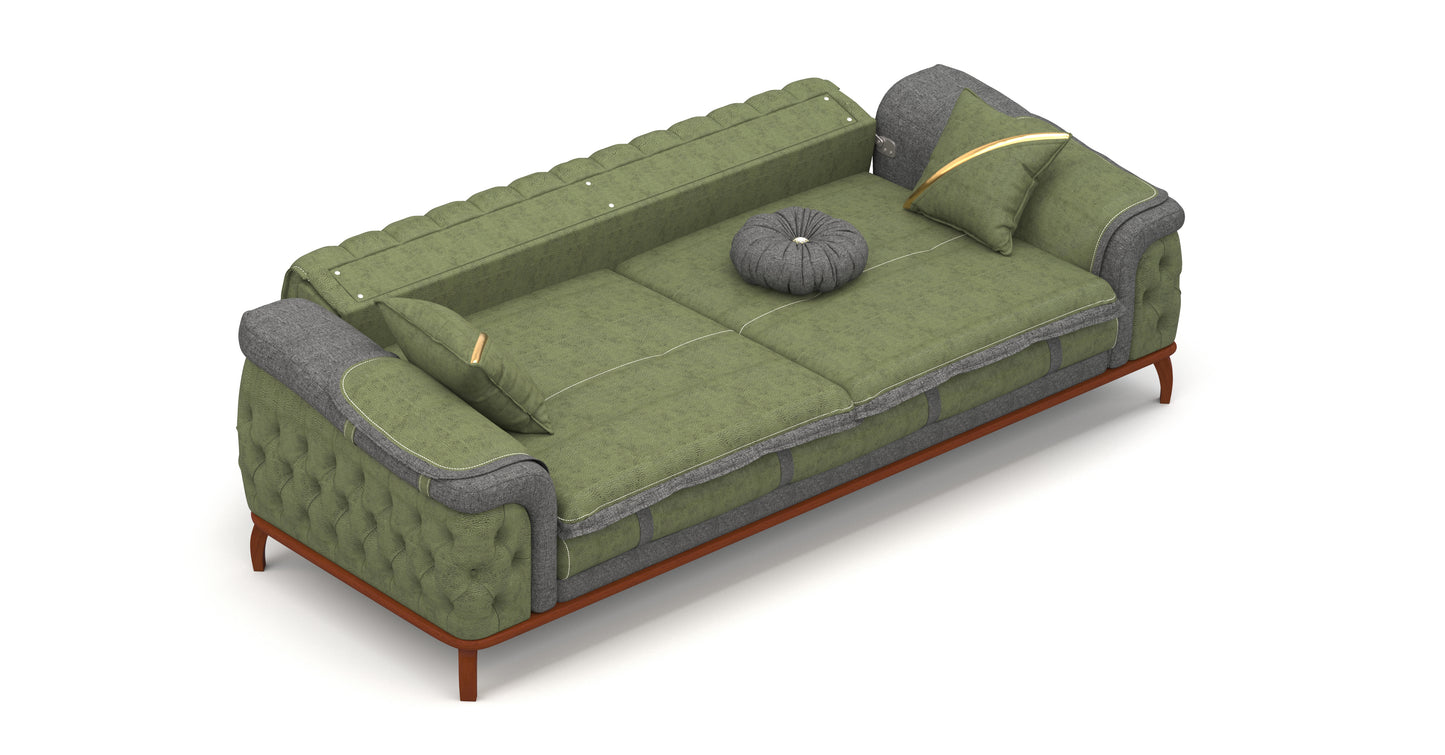 Rhodos-Sofa-Garnitur 3311- 2x3-Sitzer & 2xSessel
