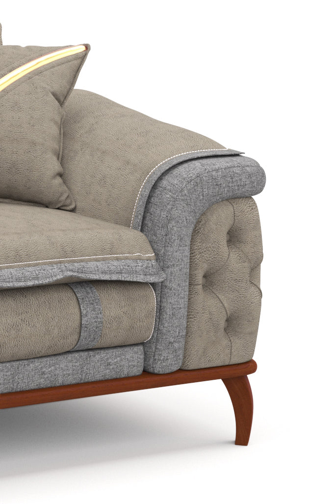 Rhodos-Sofa-Garnitur 3311- 2x3-Sitzer & 2xSessel