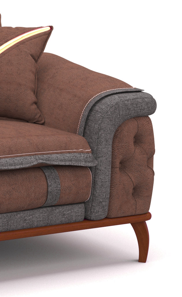 Rhodos-Sofa-Garnitur 3311- 2x3-Sitzer & 2xSessel