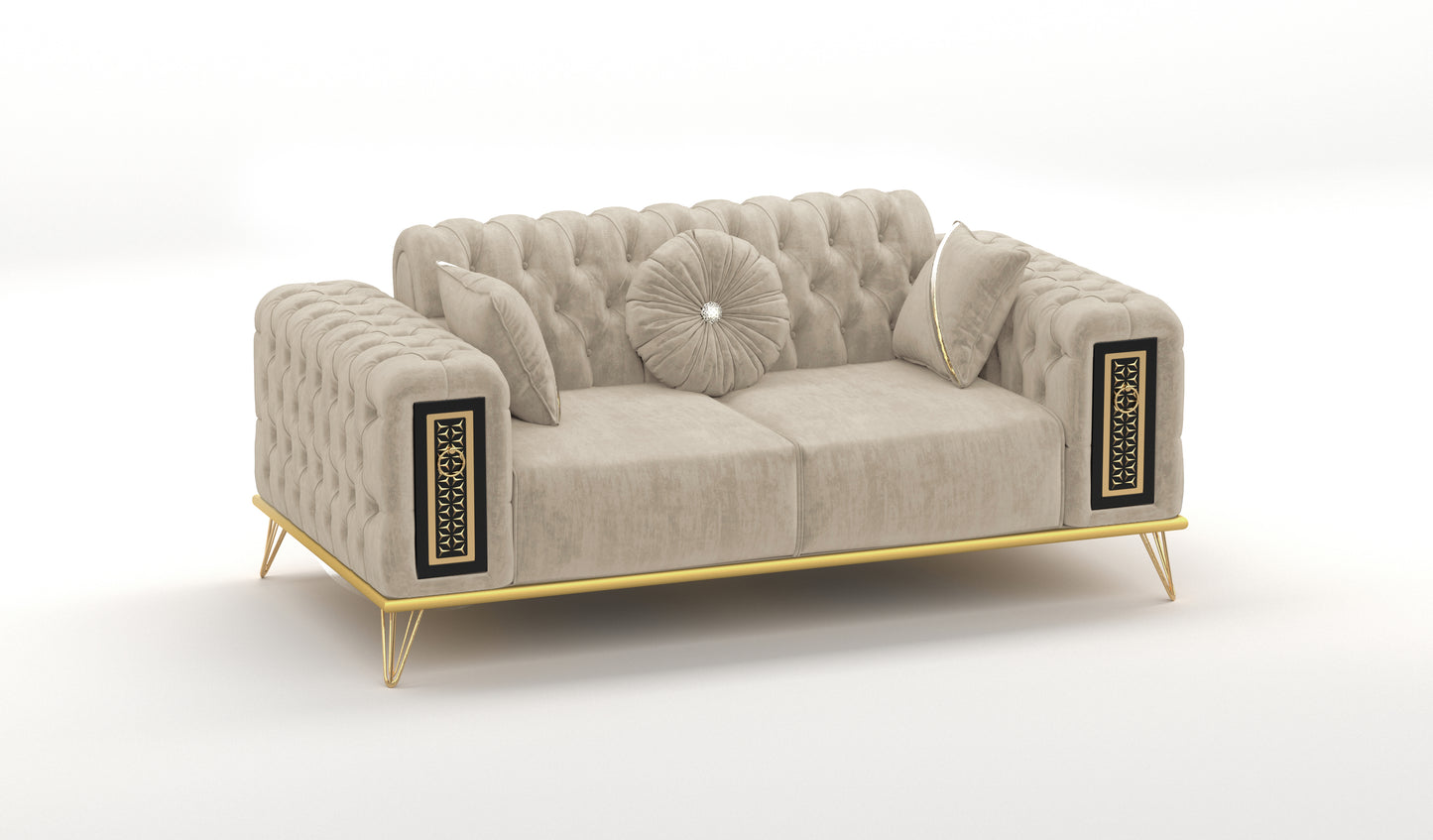 Lidia-Garnitur 321- 3-Sitzer, 2-Sitzer & Sessel