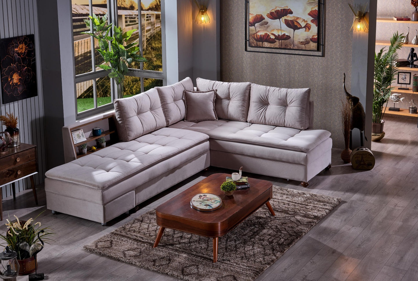 BOENO Ecksofa funktional, ästhetisch und modern