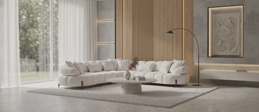 Zeus-Ecksofa; modern, elegant und hochwertig, Bubble