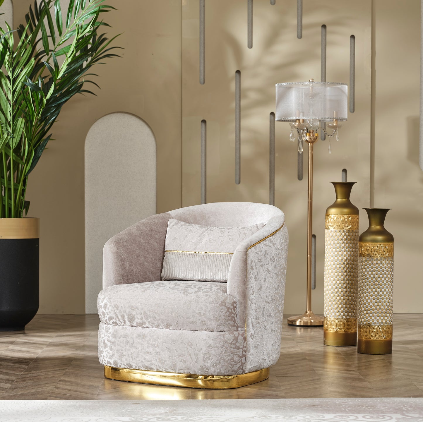 Milano-Sofagarnitur; luxuriöses Design in neo-klassischem Stil; hochwertig und edel