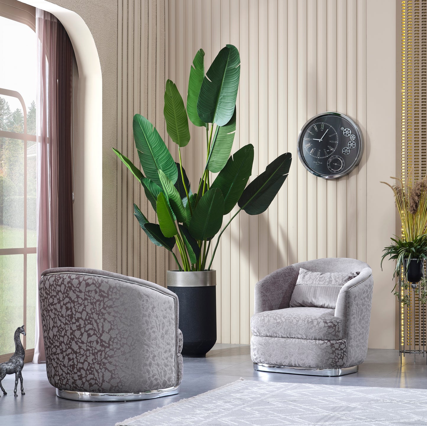 Milano-Sofagarnitur; luxuriöses Design in neo-klassischem Stil; hochwertig und edel