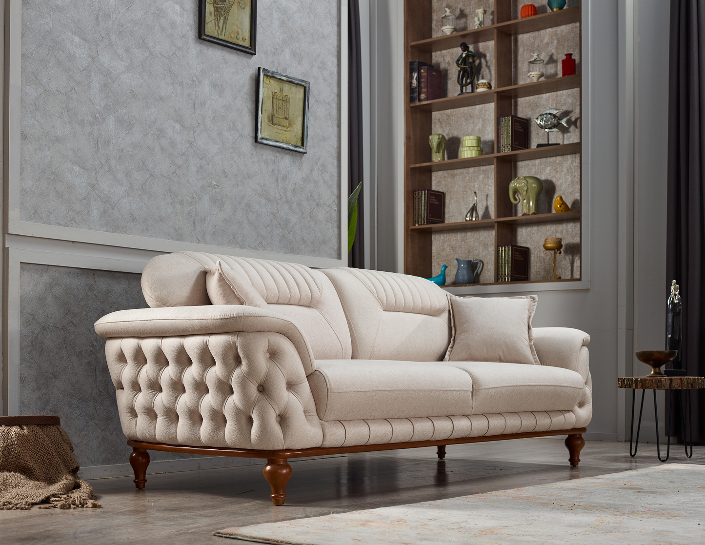 Prada-Garnitur 321; 3-Sitzer, 2-Sitzer & Sessel