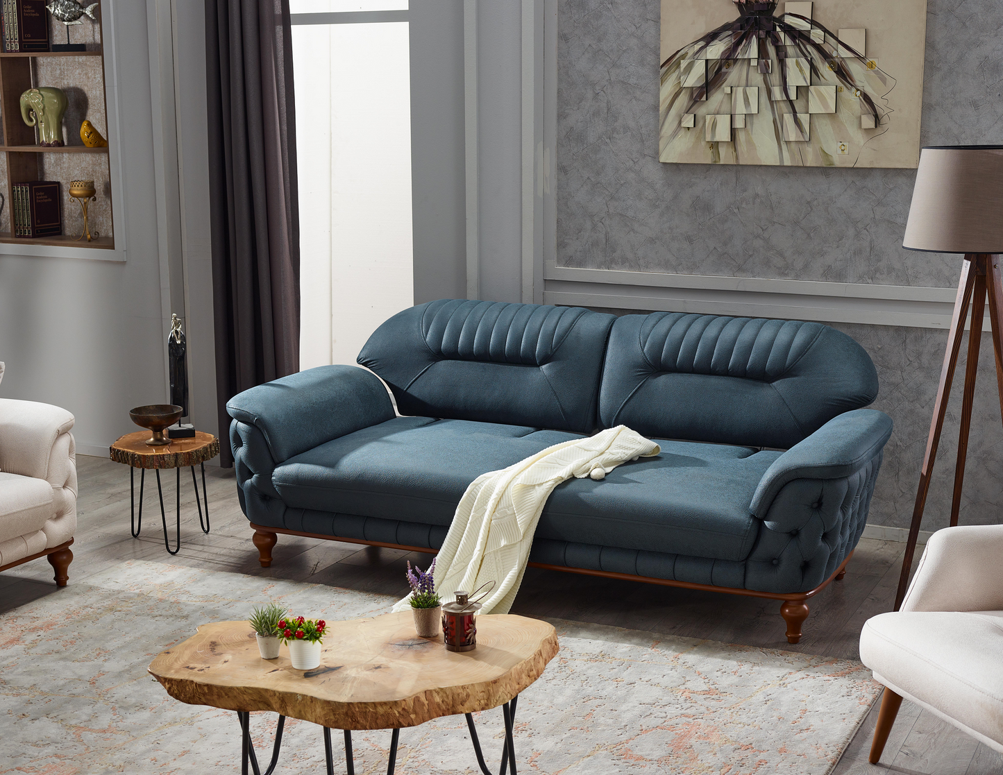 Prada-Garnitur 321; 3-Sitzer, 2-Sitzer & Sessel