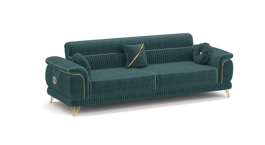 Channel-Sofa-Garnitur 321- 1x3-Sitzer & 1x 2-Sitzer & 1xSessel