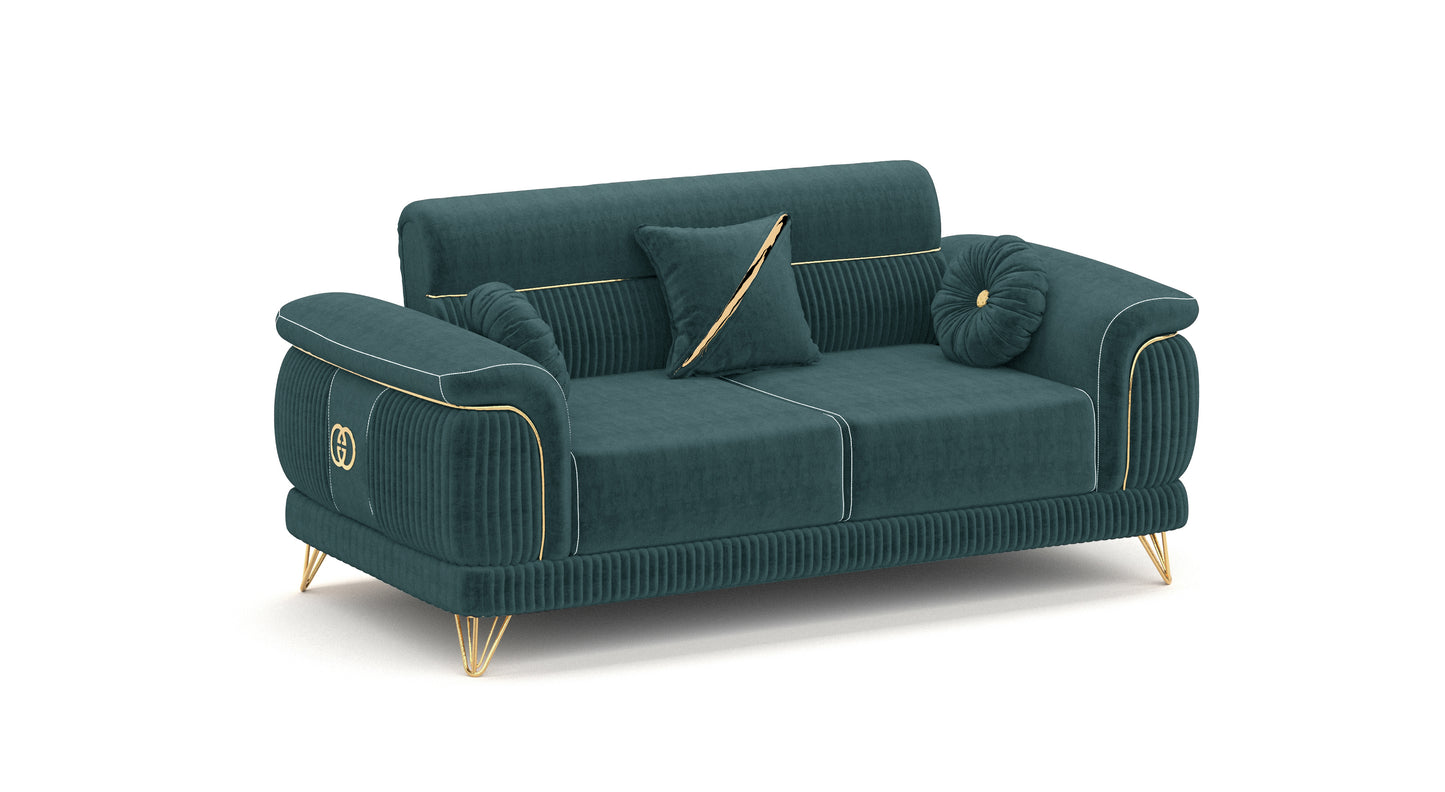 Channel-Sofa-Garnitur 321- 1x3-Sitzer & 1x 2-Sitzer & 1xSessel