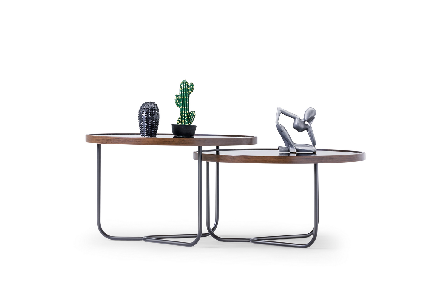 2-teiliger Couchtisch in modernem Stil und stylishem Design als Zusatzwert für den Wohnbereich