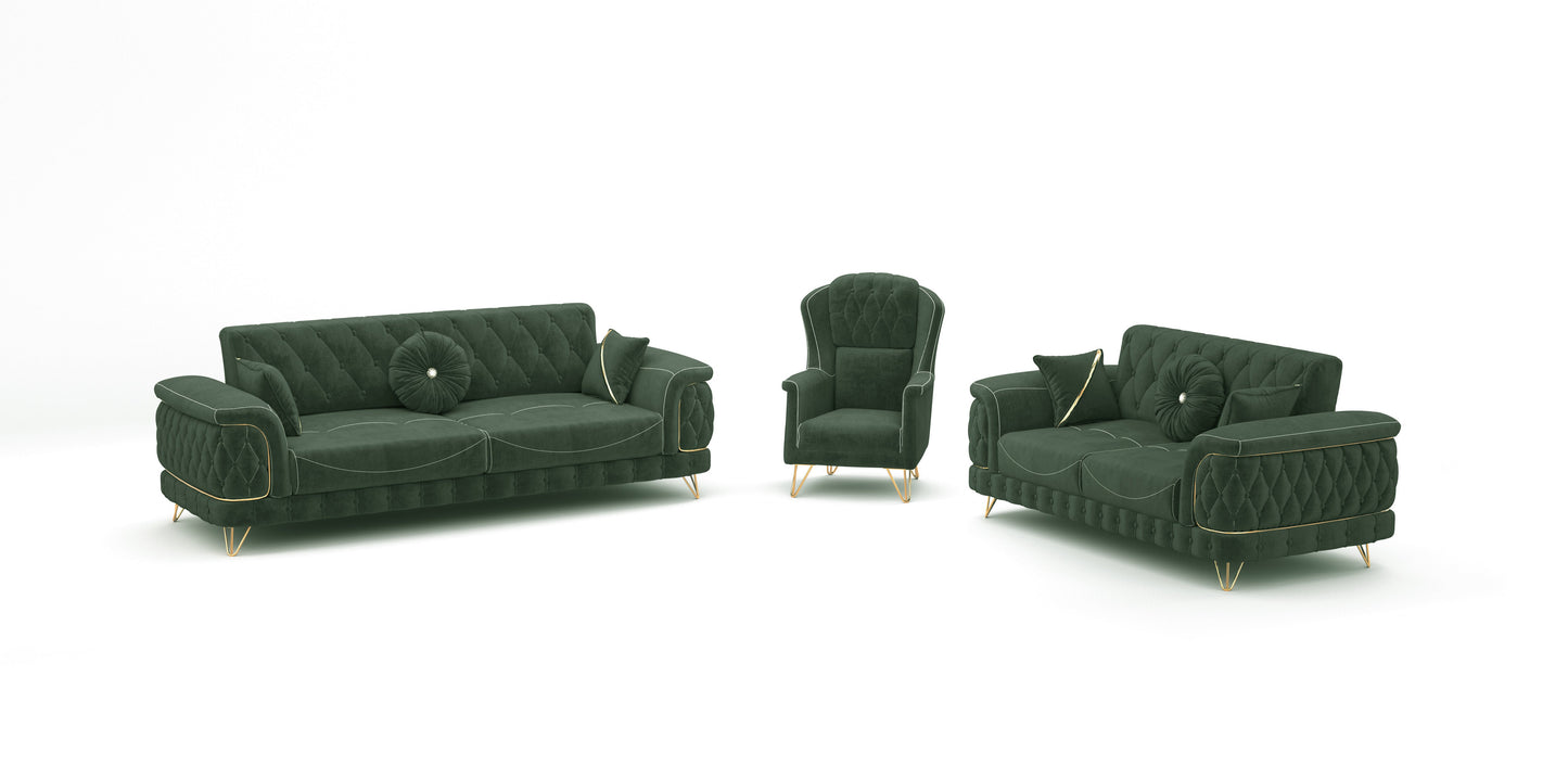 Lexus-Sofa-Garnitur 321- 1x3-Sitzer & 1x 2-Sitzer & 1xSessel