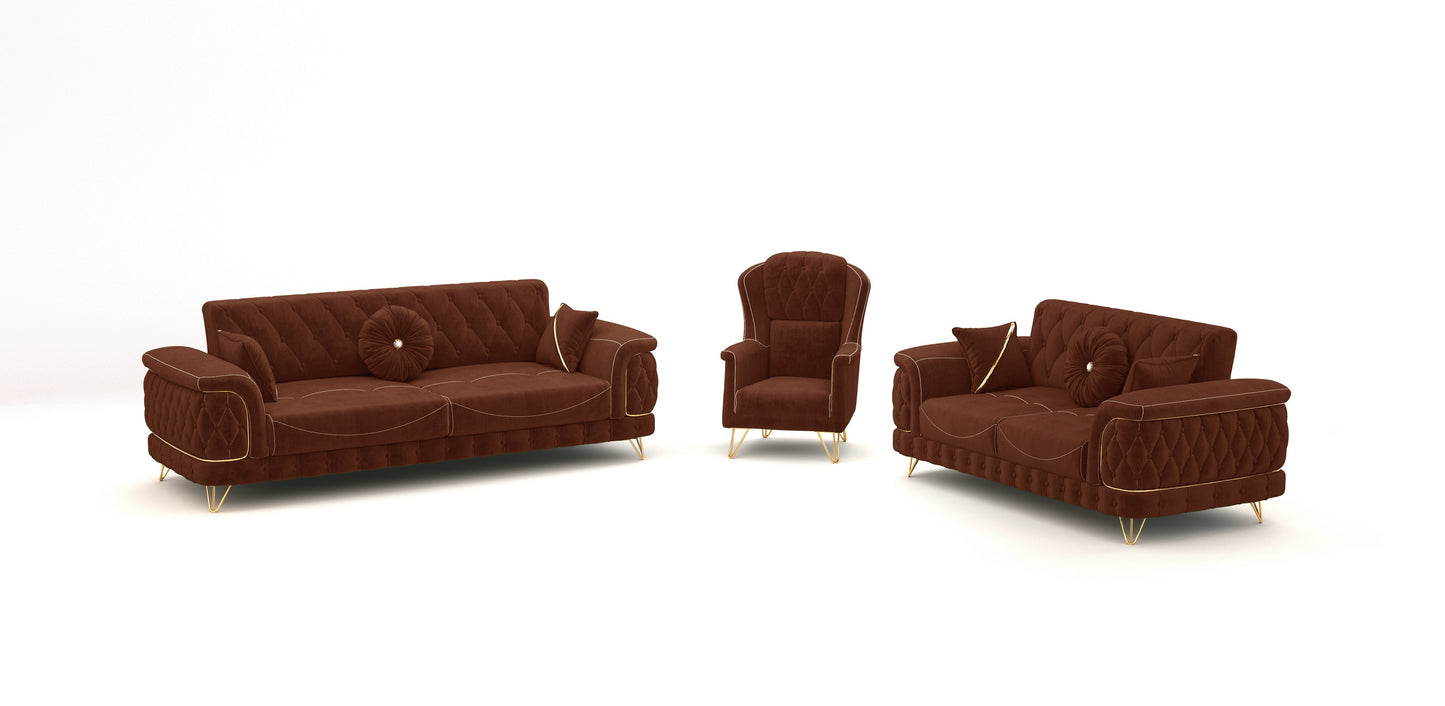 Lexus-Sofa-Garnitur 321- 1x3-Sitzer & 1x 2-Sitzer & 1xSessel